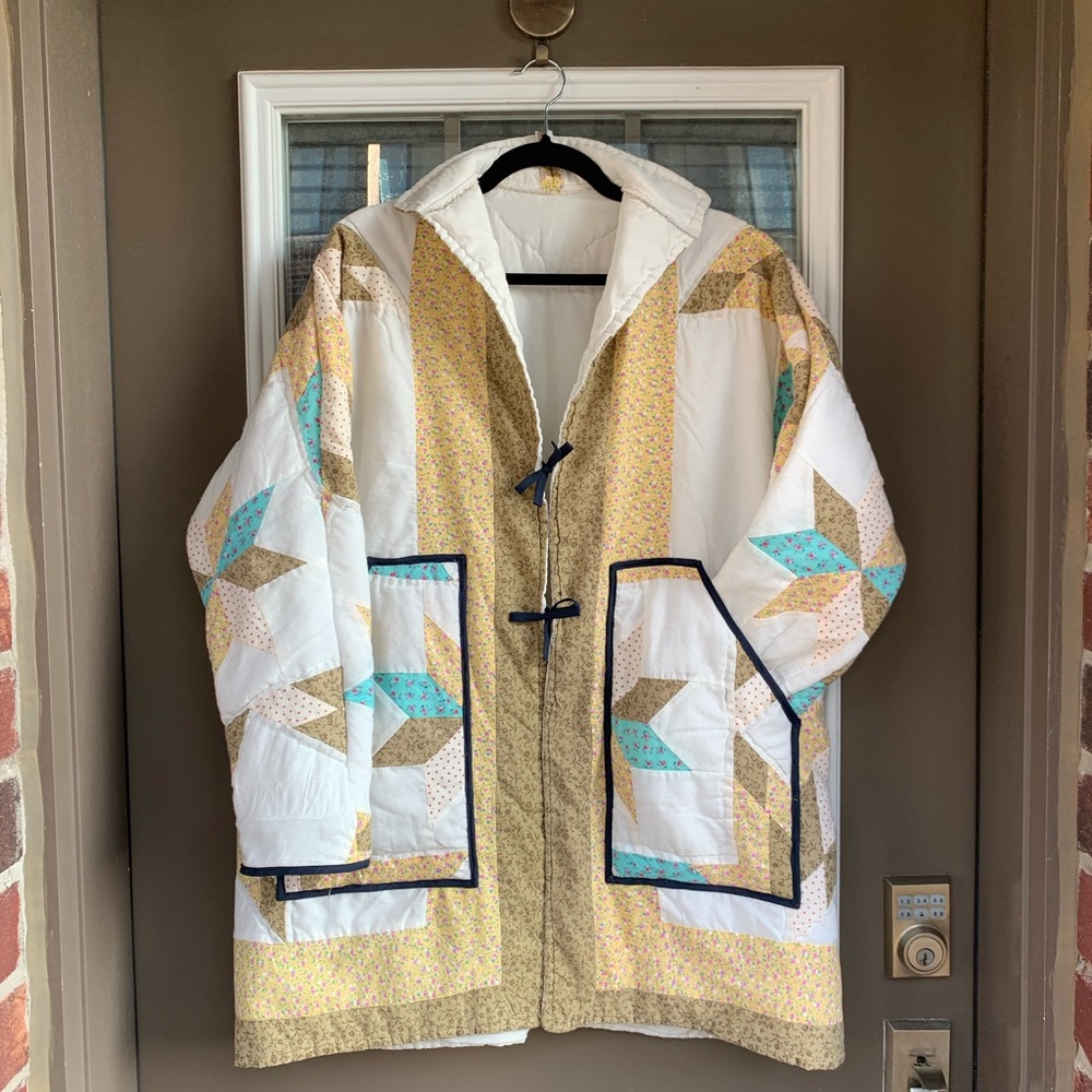 Oversized quilt coat